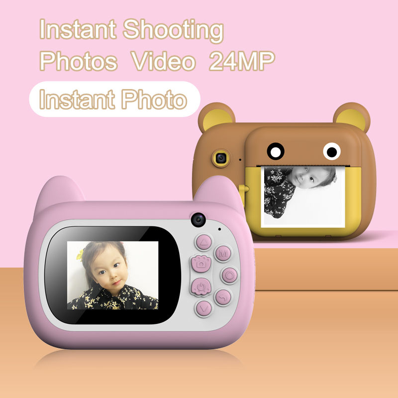 Appareil Photo Enfant Fille Garçon, Caméra Numérique 1080P HD 40mp Avec Carte 32 Go Pour Enfants De Plus De 3 Ans Ideal Cadeau De Noel Anniversaire Fete Bleu Chat 92015926