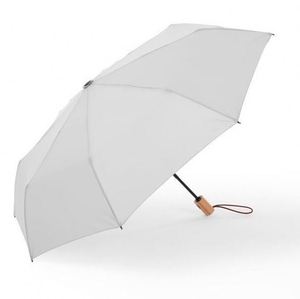 Most Popular Automatic <b>Windproof</b> 3 Advertising Folding <b>Umbrella</b> With Wooden Handle - Product Image 4