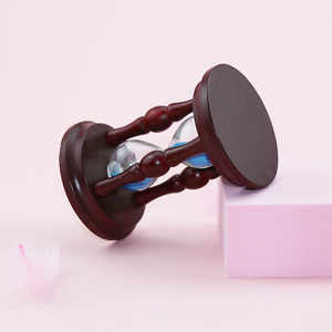Sablier décoratif en bois personnalisable (taille et couleur), faible MOQ, pour la décoration et la mesure du temps, horloge de table - Product Image 4