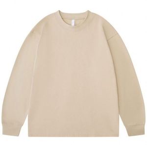 Sweat-shirt à manches longues pour homme en coton lourd, col rond, personnalisable avec logo par sublimation - Product Image 4