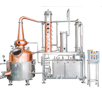 Colonne de distillation de spiritueux neutres/vodka haute performance de 2000 L, conception écoénergétique réduisant les coûts, pour la production à grande échelle