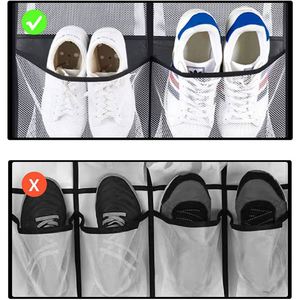 24-Cell Non-Woven Cloth <b>Shoe</b> Storage Bag New Black and White Rhombus Design Hanging Hanging at the Back of the Door - Product Image 5