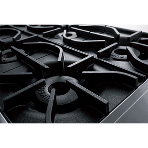 Fornello a <span class=keywords><strong>Gas</strong></span> Professionale da 60 Pollici in Acciaio Inox con 4 Bruciatori, Forno e Griglia per Ristoranti - Product Image 5