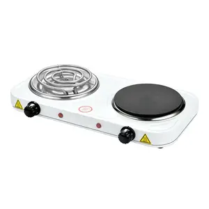 kitchen appliance battery stove with solid and coil heating plate for electric cooking stove induction cooker