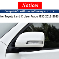 Kit de rétroviseurs latéraux pliables pour Toyota Land Cruiser Prado J150 2016-2023, moteur de rétroviseur pliable, moteur électrique