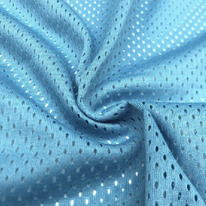 现货75d 150克低弹性网眼面料100% 涤纶透气快干运动服装吸湿 - Product Image 1