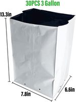 Fabriek produceert op maat gemaakte gekleurde landbouwafvalzakken van PE, dubbelzijdig waterdicht, voor gebruik in tuin en kwekerij.
