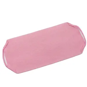 Fabricante Nylon Double Side Bath Scrubber Voltar Com Alças Chuveiro Limpeza Massagem Toalha Scrub Toalha Exfoliante Toalha