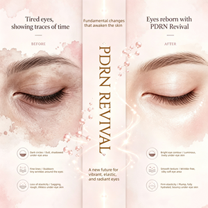 Crème <span class=keywords><strong>Contour</strong></span> <span class=keywords><strong>des</strong></span> <span class=keywords><strong>Yeux</strong></span> OEM au ADN de Saumon PDRN Peptide <span class=keywords><strong>Anti</strong></span>-Âge, <span class=keywords><strong>Anti</strong></span>-Cernes, <span class=keywords><strong>Anti</strong></span>-Rides, Raffermissante, Hydratante, Marque Privée - Product Image 3