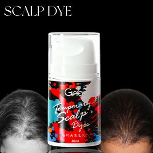 50ml/30ml cubierta calva rara vez pelo escaso cuero cabelludo aspecto completo 5-7 días negro líquido corrector de cabello Gel pasta crema tintes - Product Image 1