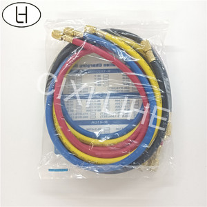 Tuyau de charge de réfrigérant pour <span class=keywords><strong>climatiseur</strong></span>, manomètre de collecteur, tuyau de charge AC R22 R134a R410A R32 pour réparation de réfrigération CVC - Product Image 5