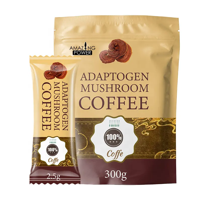공장 공급 영양 Ganodorma lucidum과 버섯 커피 가루 인스턴트 블렌드 커피