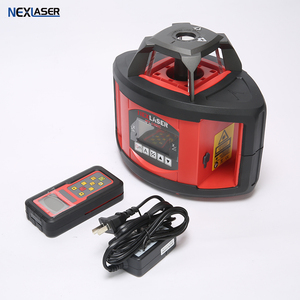 NEXLASER Niveau laser rotatif autonivelant à quatre poignées, double qualité, alimentation industrielle - Fonctionne sur batterie RT-10 - Product Image 2