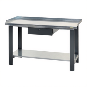 Fasano Tools Workbench 129 D1.5 Steel Top With <b>Drawer</b> And Shelf For <b>Workshop</b> Use - Product Image 2