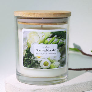 Venta al por mayor de <span class=keywords><strong>velas</strong></span> aromáticas de cera de soja con mecha de algodón <span class=keywords><strong>velas</strong></span> de aromaterapia en tarro de cristal para el hogar para San Valentín vacaciones - Product Image 3