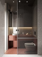 Conception d'intérieur d'appartement moderne, plan d'étage 2D CAD et rendu 3D pour projet hôtelier