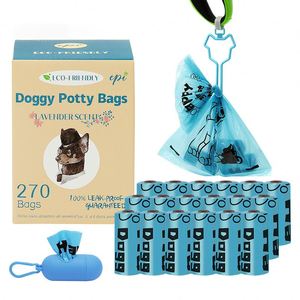 Sacs à déjections canines personnalisés, écologiques, biodégradables, compostables, en amidon de maïs, pour les excréments d'animaux, sacs à déchets pour animaux - Product Image 1