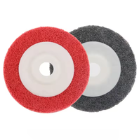 Roue en fibre de nylon abrasive résistante à l'usure, roue non tissée pour le débavurage des pièces automobiles