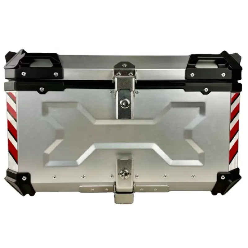 F2-MOTO 65L Waterdichte Top Box Motorfiets Geval Aluminium Top Case Staart Doos Motorfietsen