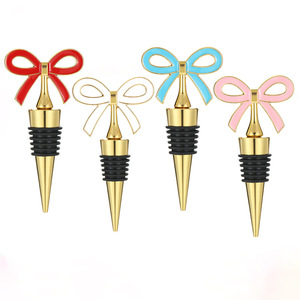 <b>Bow</b> Tie Wine Bottle Stopper Gold Silicone Sealing Stopper For Party Freshness Preservation - Product Image 4