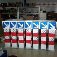 Segnalatore Luminoso a LED Riflettente Alimentato a Energia Solare per la Segnaletica Stradale e la Guida di Pedoni e Veicoli