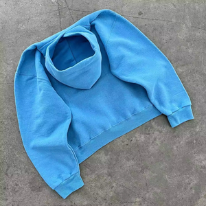 <span class=keywords><strong>Felpa</strong></span> con Cappuccio <span class=keywords><strong>Oversize</strong></span> Casual in Blu, Bianco e Rosso, Stile Streetwear alla Moda - Product Image 3