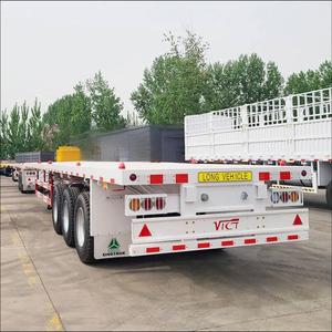 <span class=keywords><strong>Trailer</strong></span> Flatbed untuk semua medan transportasi semua medan hidrolik tempat tidur rendah <span class=keywords><strong>Trailer</strong></span> untuk penggunaan industri Semi <span class=keywords><strong>Trailer</strong></span> Gooseneck truk - Product Image 3