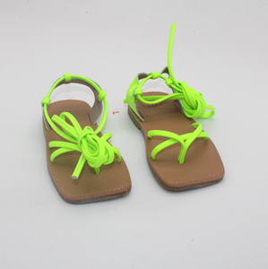 Sandales d'été en gros pour enfants : sandales gladiateur de plage pour tout-petits, sandales à lacets pour bébés filles, sandales à bout carré pour enfants - Product Image 5
