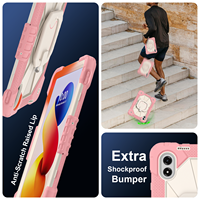 Funda Protectora de Silicona Resistente con Soporte 360 para Tablet Xiaomi Redmi Pad 2 Pro 12.1 Pulgadas POCO Pad M1 12.1 Pulgadas 2025 con Logotipo Personalizado