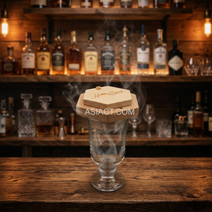 Kit de fumage pour cocktails en bois écologique de haute qualité, 6 pièces, accessoires de bar, coffret cadeau pour whisky fumé – Offre Spéciale - Product Image 5