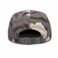 Casquette Trucker Camouflage en Sergé de Coton à 5 Panneaux avec Broderie 3D en Relief et Logo Personnalisé, Visière Plate et Dos en Maille Ajustable – Vente en Gros