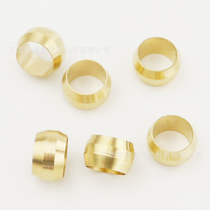 ปลอกแหวนล็อคทองเหลือง Din6799 อุปกรณ์เสริมข้อต่อแบบเสียบเข้าขนาดเมตริก - Product Image 1