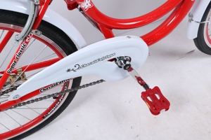 <span class=keywords><strong>Vélo</strong></span> de ville 24/26 avec panier, cadre en acier carbone <span class=keywords><strong>ultra</strong></span> <span class=keywords><strong>léger</strong></span>, simple vitesse, <span class=keywords><strong>vélo</strong></span> pratique pour <span class=keywords><strong>femme</strong></span> - Product Image 5