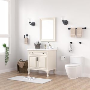 10-Pieces <strong>Black</strong> Bathroom Accessories Set,23.6 Inch <strong>Bath</strong> Towel Bar Set SUS 304 Stainless Steel Bathroom Hardware Set Storage <strong>Rack</strong> - Product Image 2
