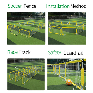 Porta da Calcio Pieghevole Portatile per Bambini da Scuola e Spiaggia Rete per Allenamento Sportivo all'Aperto Attrezzatura per Colpire e Tirare - Product Image 4