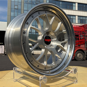 Rines de Aleación Forjados de 2 Piezas Personalizados con Borde Pulido para Autos de Lujo 5x112 5x120 5x114.3 para <span class=keywords><strong>Golf</strong></span> BMW Audi - Product Image 5