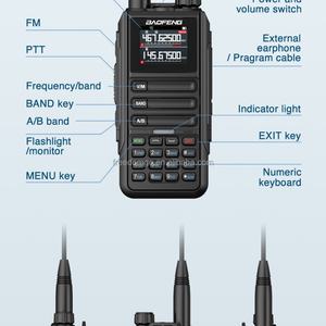 2026 BAOFENG UV-16M PLUS PRO UV-5R PLUS UV-K5 รุ่นที่ 3 วิทยุสื่อสารแบบสองย่านความถี่ 108-136MHz 350-390MHz ระบบ FM Modulation กำลังส่ง 10 วัตต์ วอล์คกี้ทอล์คกี้ 2026 รุ่นใหม่ - Product Image 6