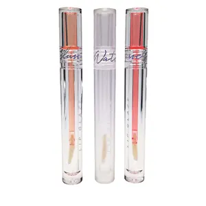 Slim lip gloss tube transparent