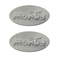 Patchs PU/PVC personnalisés haute visibilité Matériau en polyester réfléchissant Imprimé et lavable pour les étiquettes de vêtements de cadeaux promotionnels