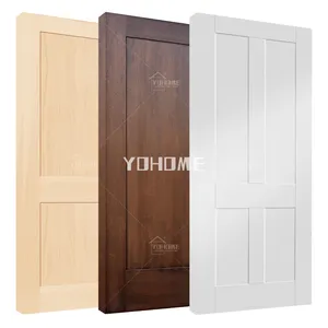 Gaya Inggris Pintu Pengocok Victoria Kayu Ek 4 Panel Pengocok Internal Pintu Internal Prima Pengocok Victoria Datar 4 Pintu Panel