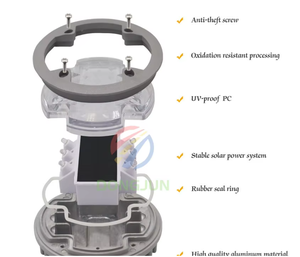 Уличные водонепроницаемые алюминиевые дорожные светоотражатели с мигающим светодиодным солнечным фонарем для подъездных дорог - Product Image 2