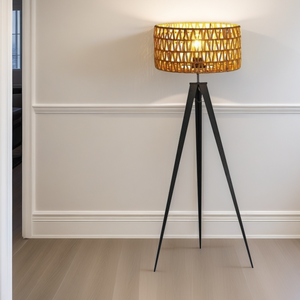 Lampadaire LED en fer moderne fait à la main avec tré<span class=keywords><strong>pied</strong></span> de base E26 pour salon chambre bureau décoration - Product Image 4