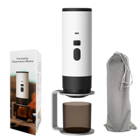 Machine à Café Portable Extérieure Sans Fil, Capsules Espresso pour Maison, Voiture, Alimentation USB, Certifiée ROHS, Réservoir d'Eau 90ML