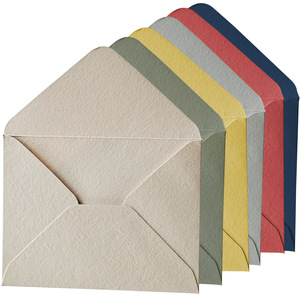 Enveloppe en papier de coton personnalisée pour cartes de mariage - Product Image 1