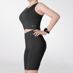 EMS Antrenman Vücut İnceltme Elektro <span class=keywords><strong>Fitness</strong></span> İç Giyim Stimülasyon Kıyafeti (Quads, Hamstrings, Kalça Kasları için) 20 Yoğunluk Seviyesi 6 Mod - Product Image 6