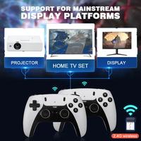 Nouvelle console de jeu TV M8 PRO 4K 20000, 2 manettes sans fil 2.4G, mini console portable, 64 Go de jeux intégrés, cadeau de Noël