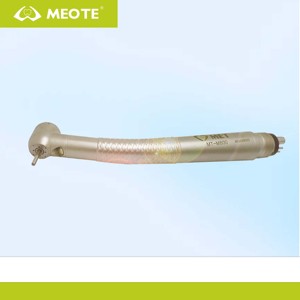 Manipolo ad Alta Velocità Meite Medical <span class=keywords><strong>Dental</strong></span> MAX <span class=keywords><strong>Plus</strong></span> con Cuscinetto in Ceramica, Pulsante a Pressione, Titanio, 4 Spray d'Acqua, 4 Antisuzione, Turbina ad Aria - Product Image 6