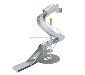 Bán Buôn Thép Không Gỉ Cong Trượt Turbo Ống S Hình Slide Trung Quốc Tùy Chỉnh Trong Nhà/Ngoài Trời Sân Chơi Công Trường Sử Dụng - Product Image 4