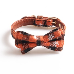 Artículo de fiesta para vacaciones, ajustable, Logo personalizado, tela, pequeño diseño personalizado, lazo para perro, Bandana, Collar - Product Image 4