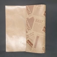 Papier anti-graisse imprimé sur mesure papier anti-huile papier anti-graisse pour emballage de fast-food pour sandwich à chips de hamburger